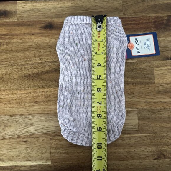 Top Paw Dog Sweater Lavender Speckled Multicolor Outerwear Pet Size XXS. NWT - Picture 8 of 9